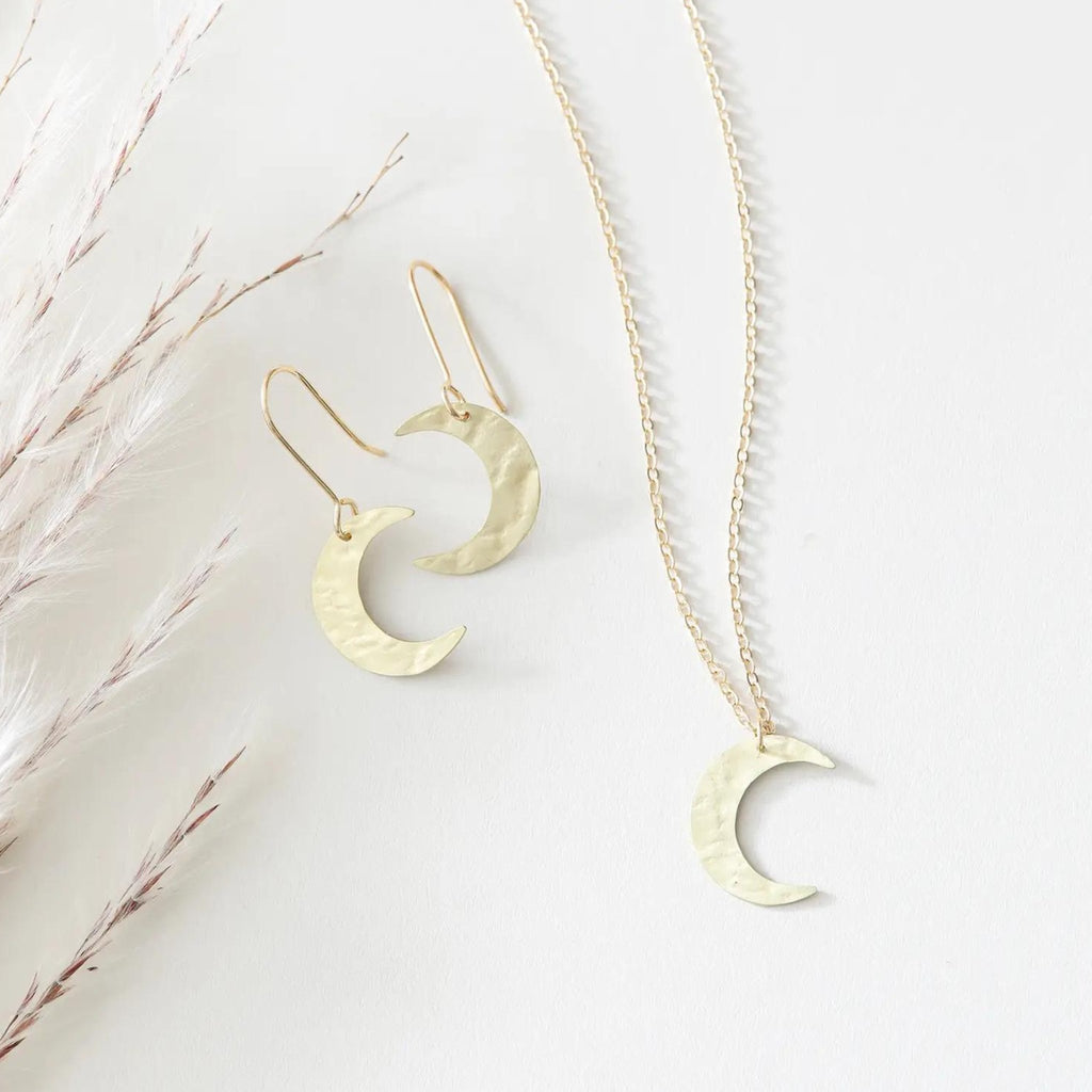 Luna Moon Earrings - The Little Jewellery Company