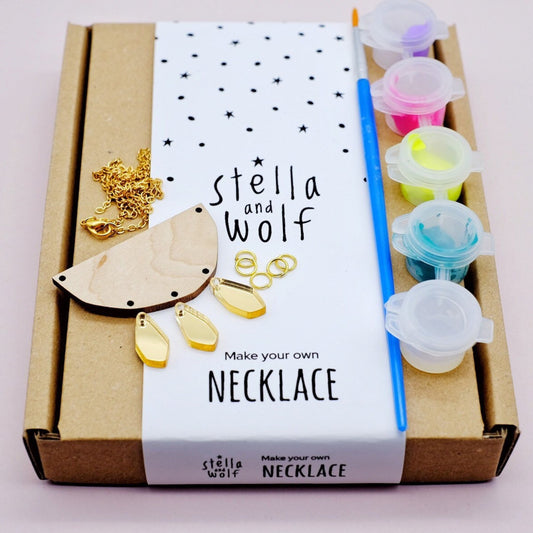 Make Your Own Necklace Kit (Brights) - The Little Jewellery Company