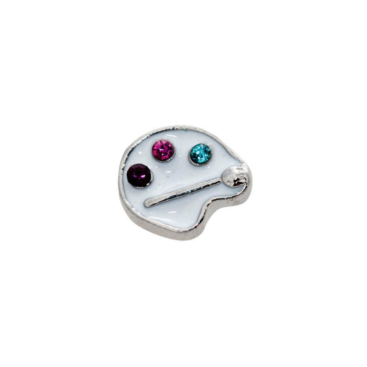 Memory Locket Charm - Artists' Palette - The Little Jewellery Company