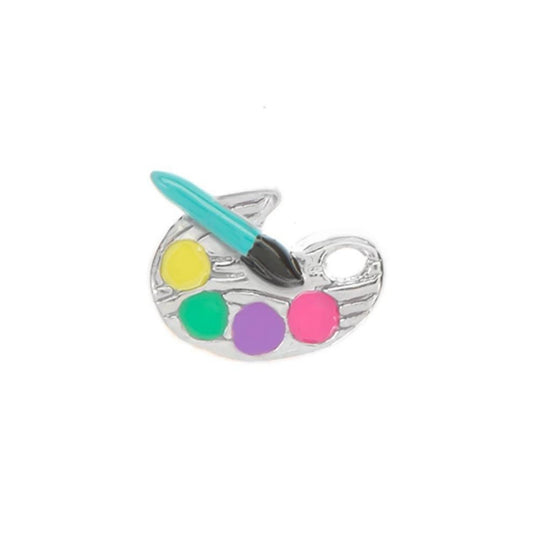 Memory Locket Charm - Artists' Palette Brights - The Little Jewellery Company