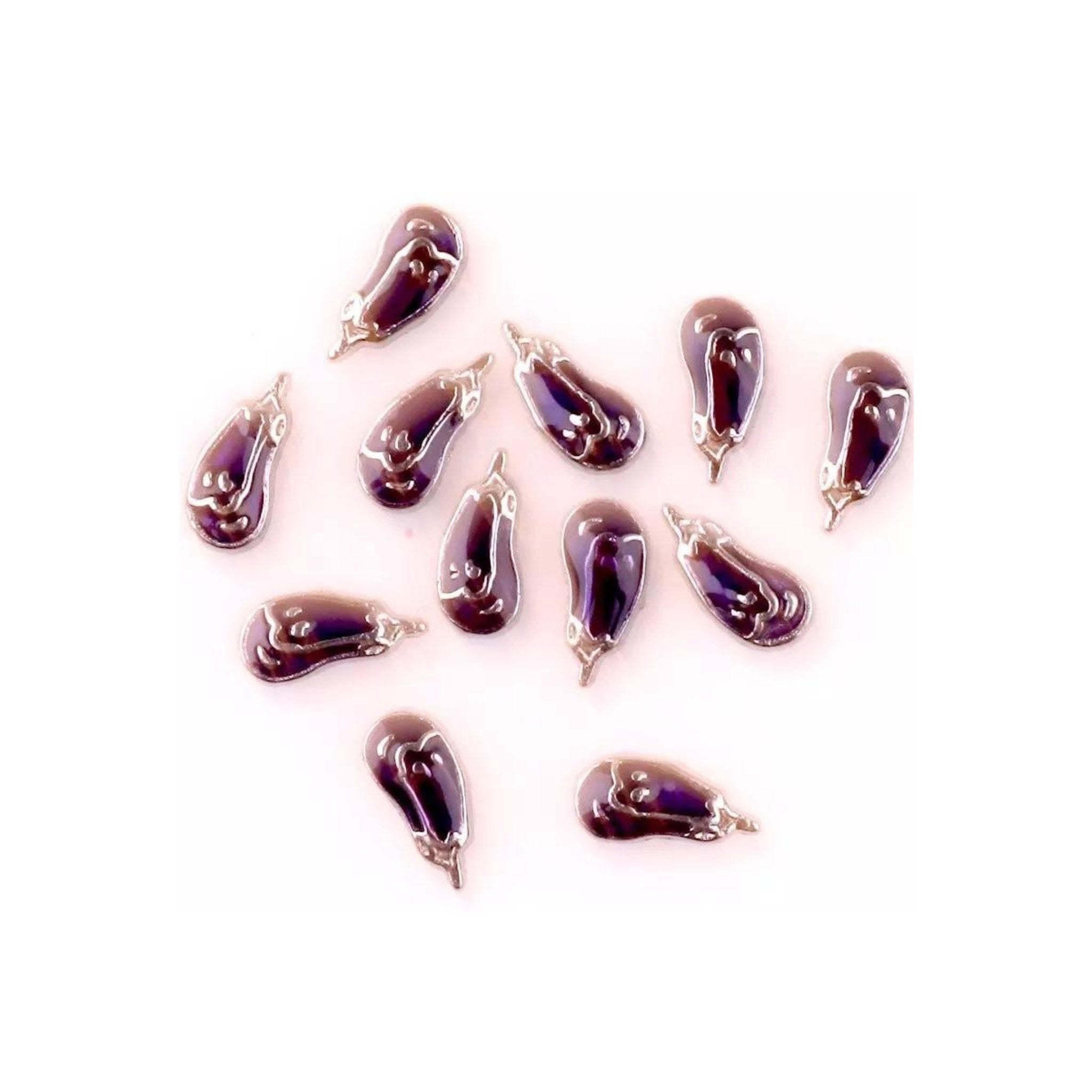 Memory Locket Charm - Aubergine - The Little Jewellery Company