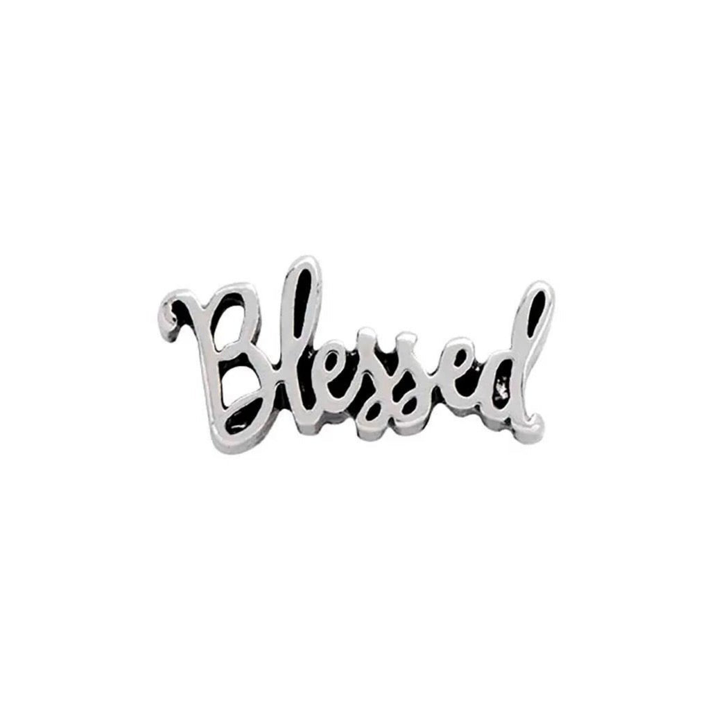 Memory Locket Charm - Blessed - The Little Jewellery Company