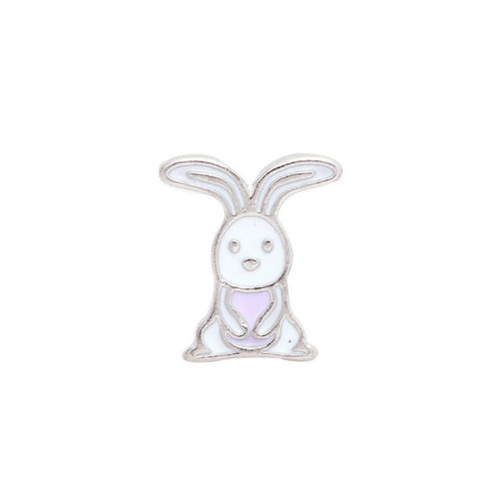Memory Locket Charm - Bunny Floppy Ears - The Little Jewellery Company