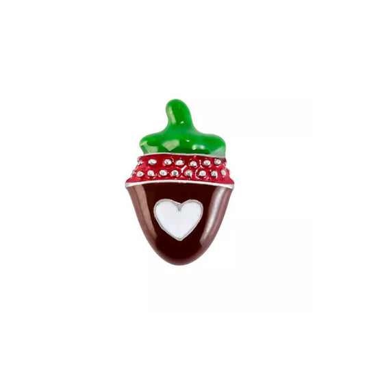 Memory Locket Charm - Chocolate-dipped Strawberry - The Little Jewellery Company