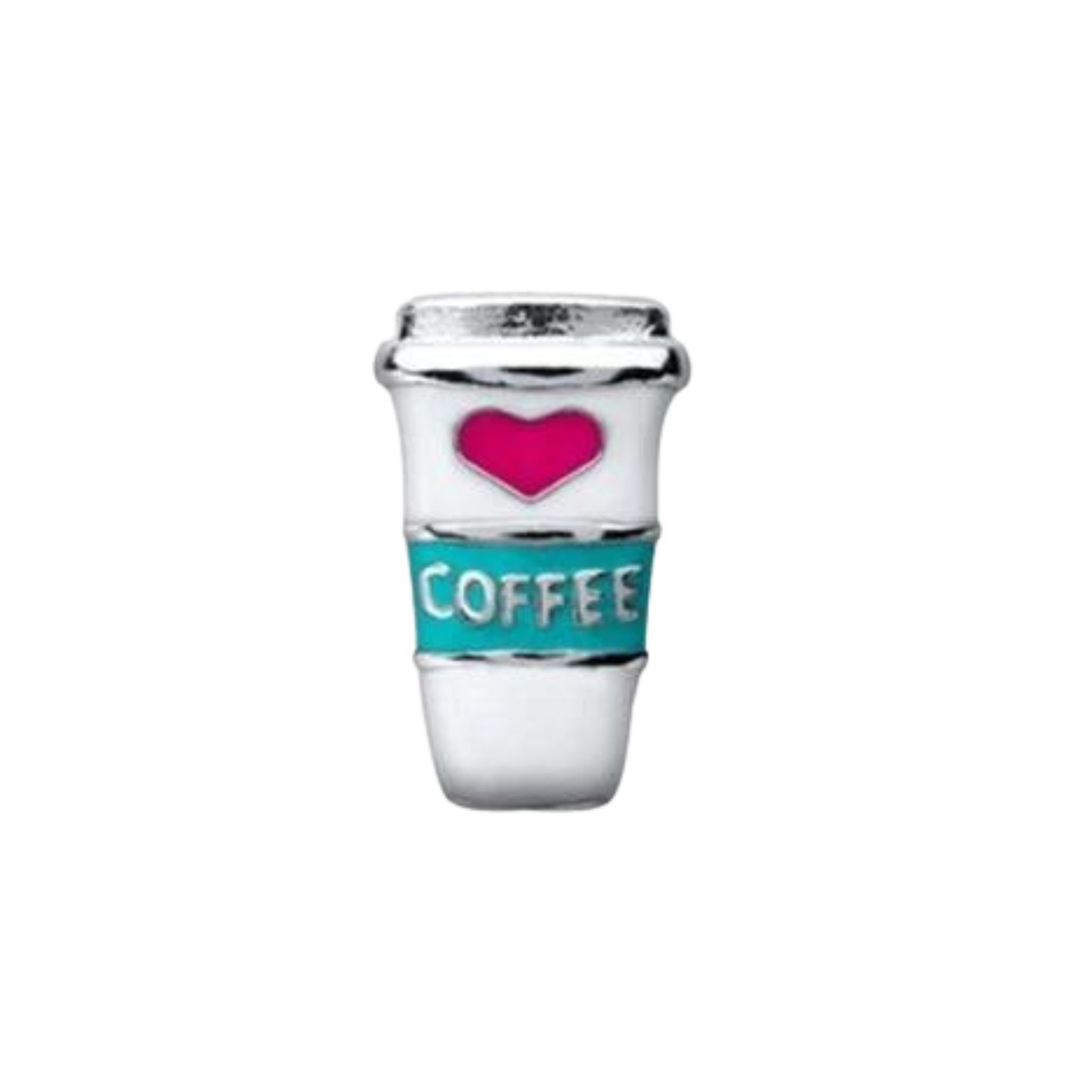 Memory Locket Charm - Coffee lover - The Little Jewellery Company