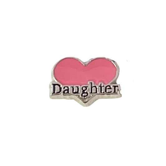 Memory Locket Charm - Daughter Pink - The Little Jewellery Company