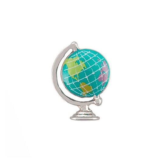Memory Locket Charm - Globe - The Little Jewellery Company