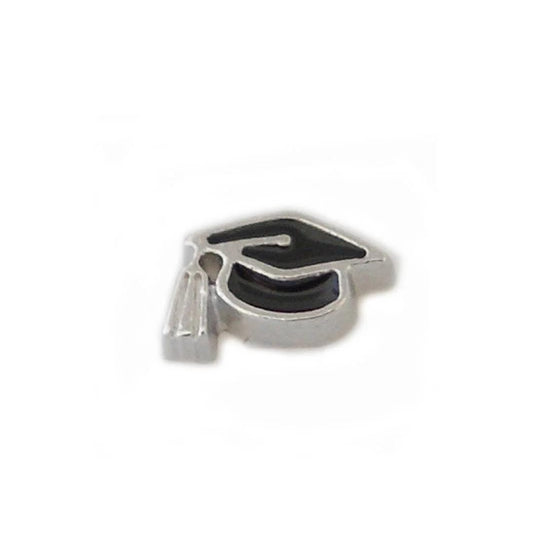 Memory Locket Charm - Graduation Cap - The Little Jewellery Company