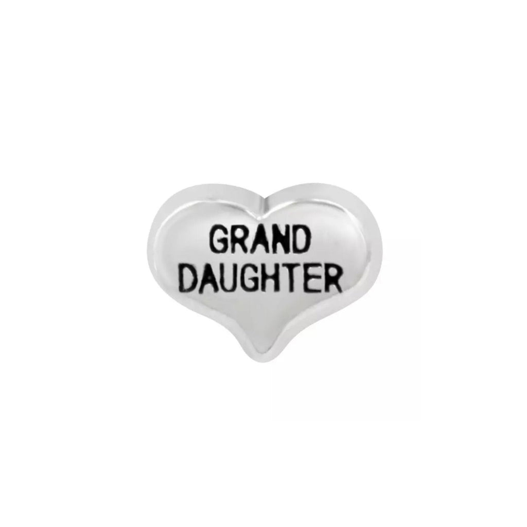 Memory Locket Charm - Granddaughter heart - The Little Jewellery Company