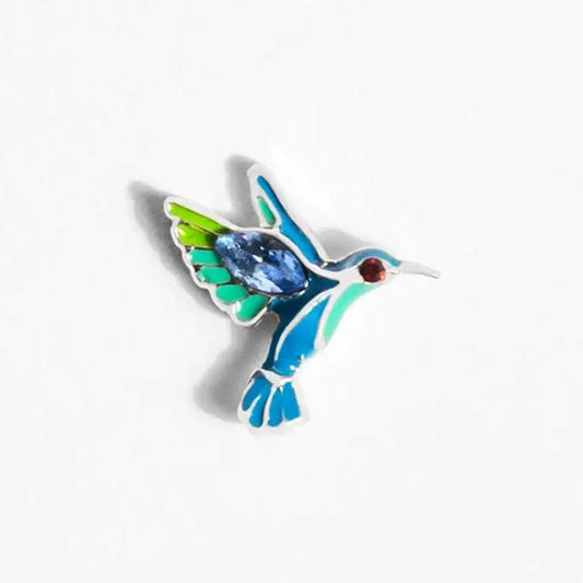 Memory Locket Charm - Hummingbird - The Little Jewellery Company
