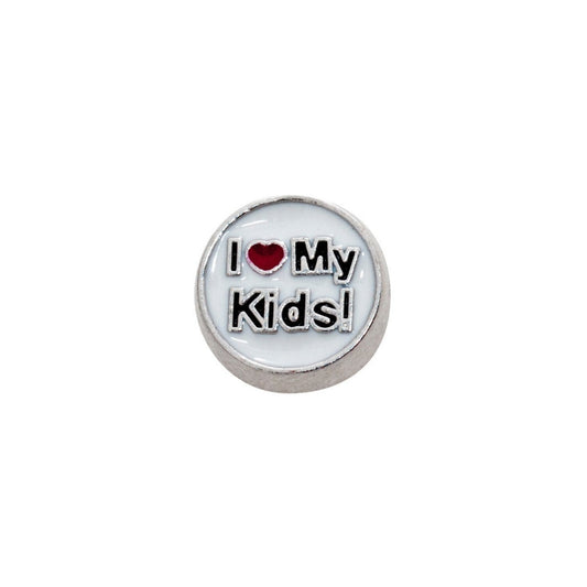 Memory Locket Charm - I love my kids - The Little Jewellery Company