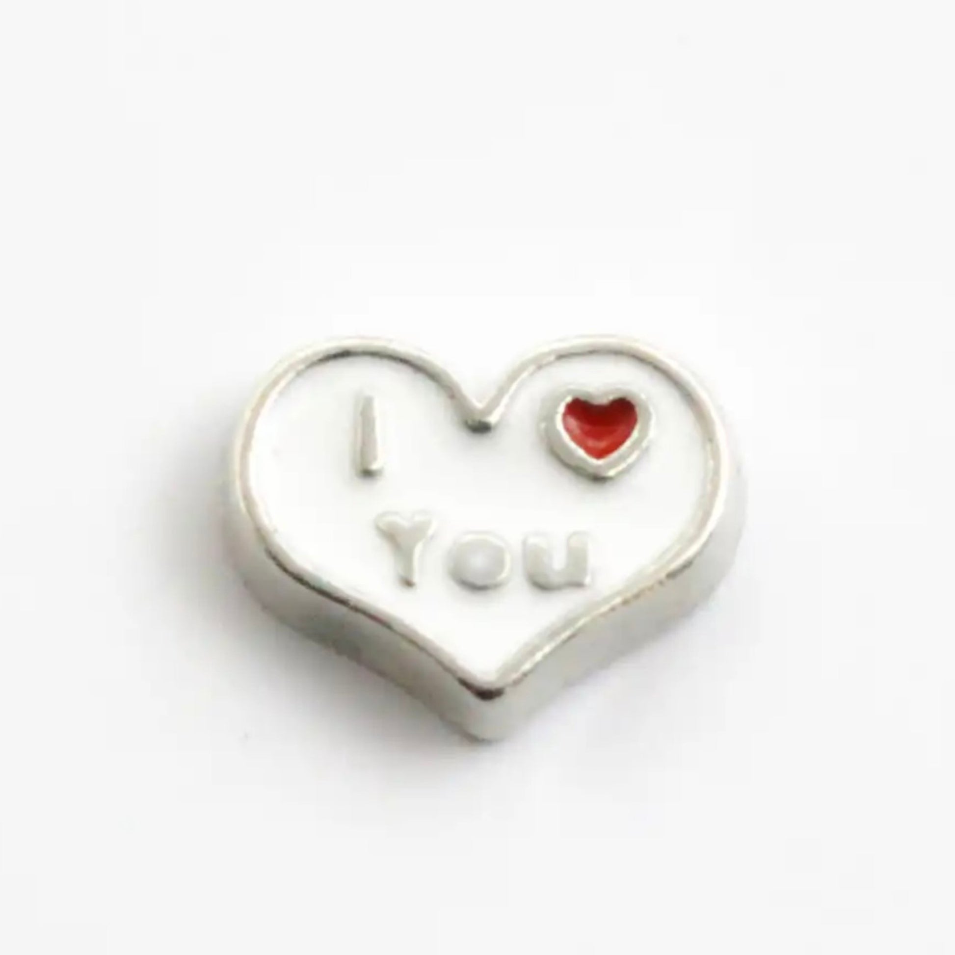 Memory Locket Charm - I Love You Heart - The Little Jewellery Company