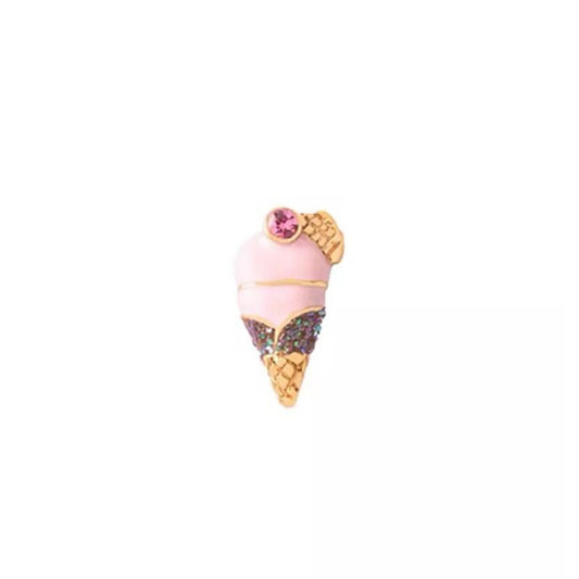 Memory Locket Charm - Ice Cream Sparkle - The Little Jewellery Company