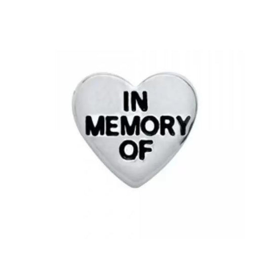 Memory Locket Charm - In memory of - The Little Jewellery Company
