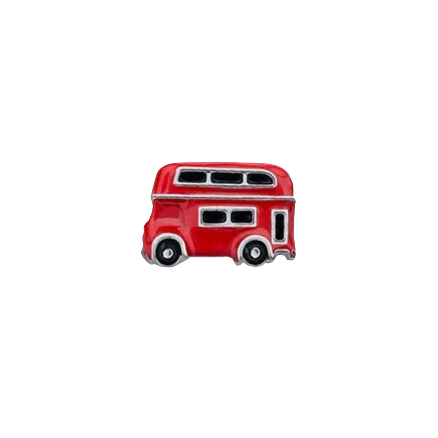 Memory Locket Charm - London bus - The Little Jewellery Company