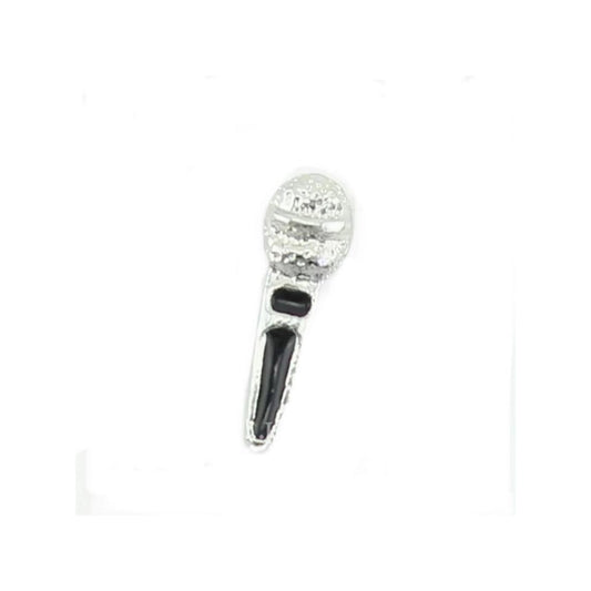Memory Locket Charm - Microphone - The Little Jewellery Company