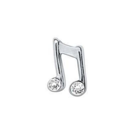 Memory Locket Charm - Musical Note - The Little Jewellery Company