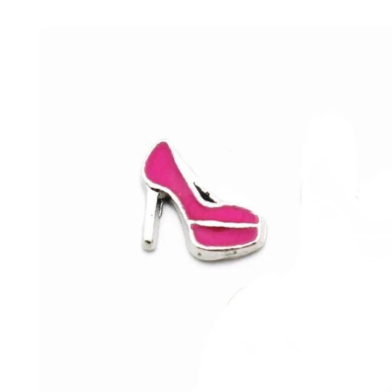 Memory Locket Charm - Pink Shoe