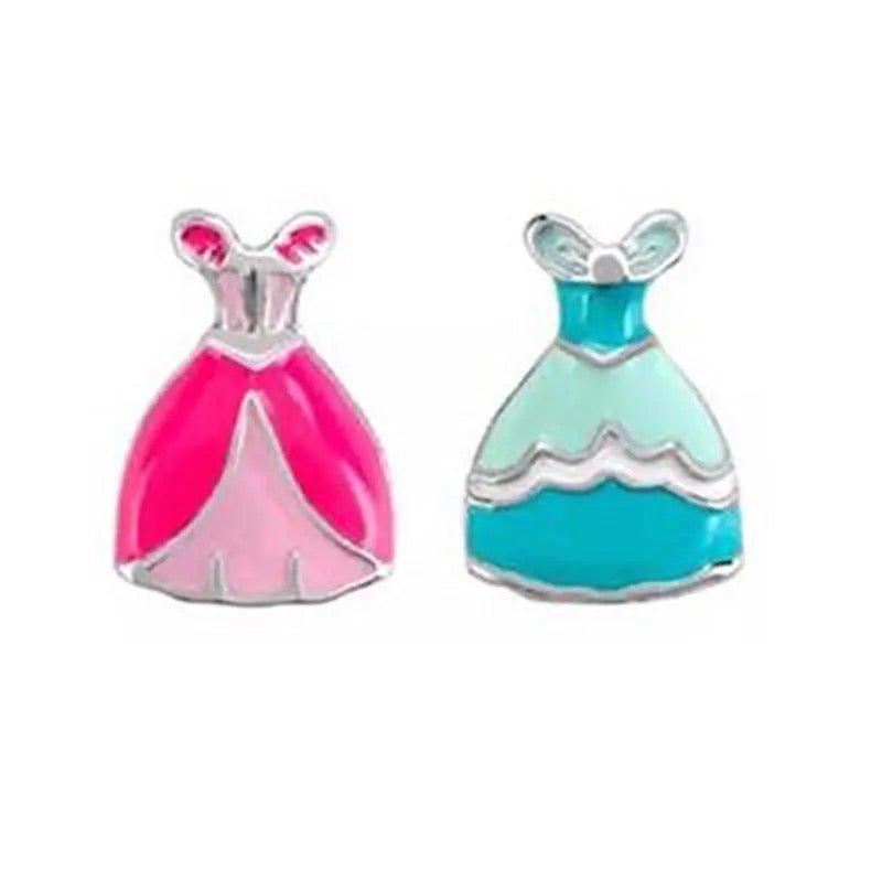 Memory Locket Charm - Princess Dress (Double-sided) - The Little Jewellery Company