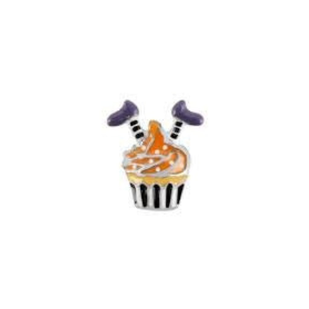 Memory Locket Charm - Spooky Cupcake - The Little Jewellery Company