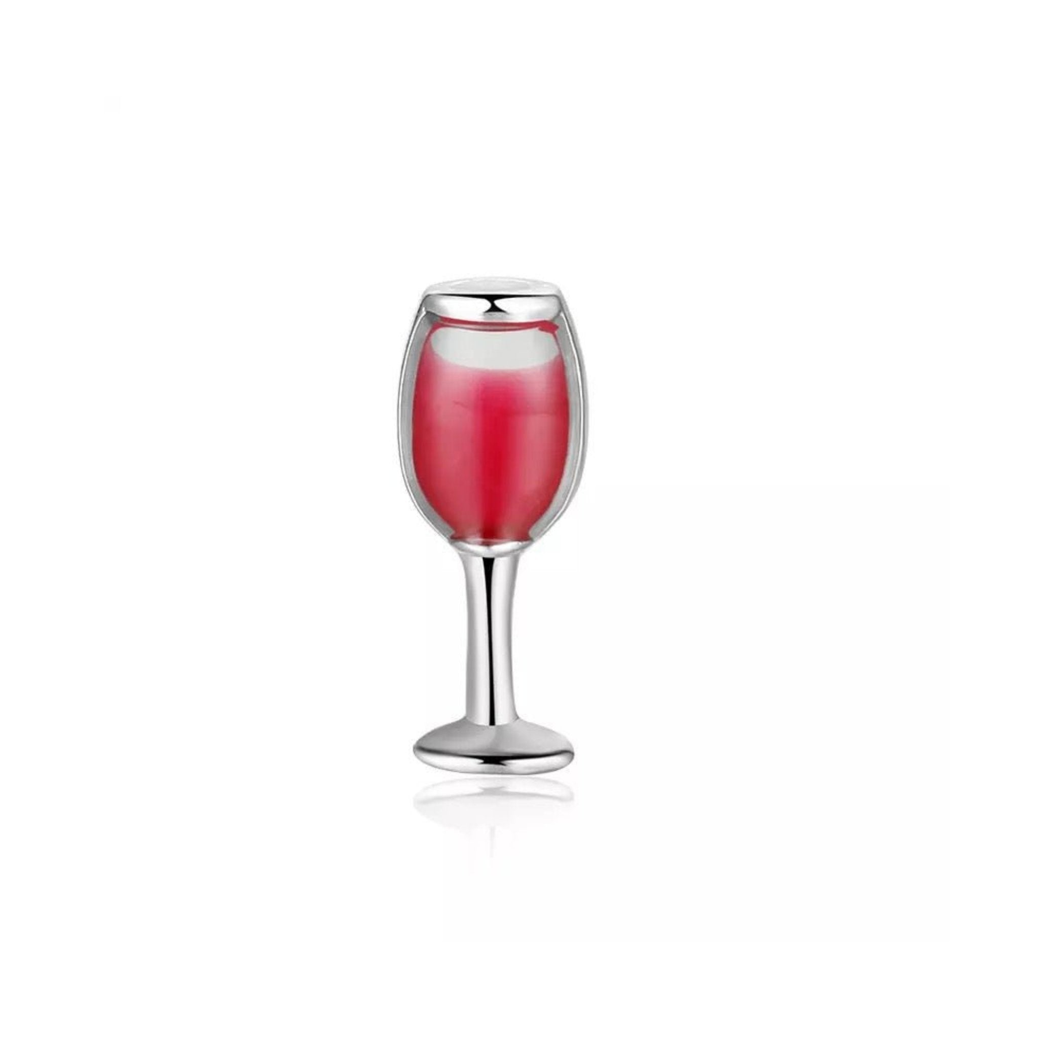 Memory Locket Charm - Wine glass (tall)