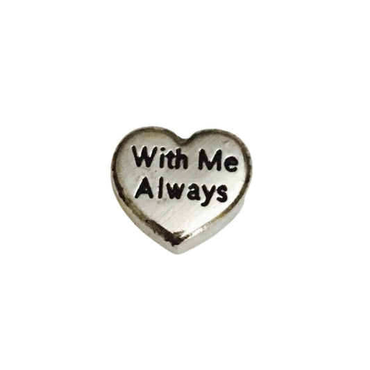 Memory Locket Charm - With Me Always - The Little Jewellery Company