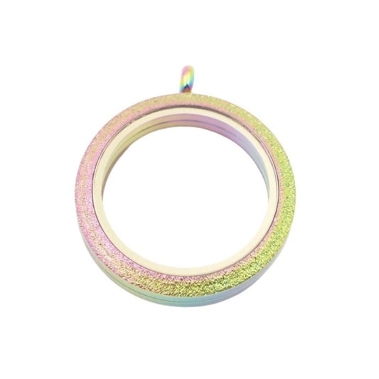 Memory Locket Rainbow Shimmer - Medium - The Little Jewellery Company