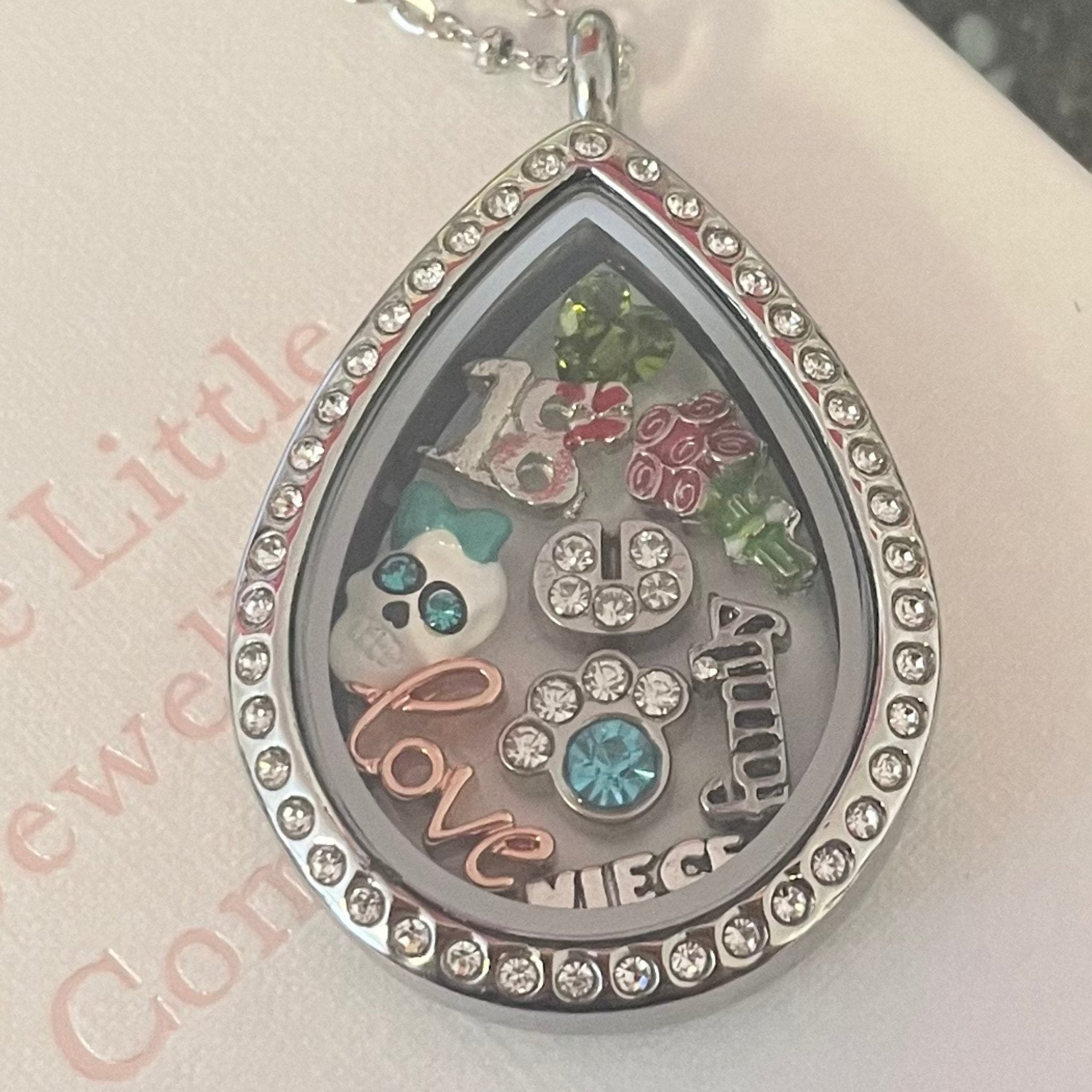 Origami owl deals teardrop locket