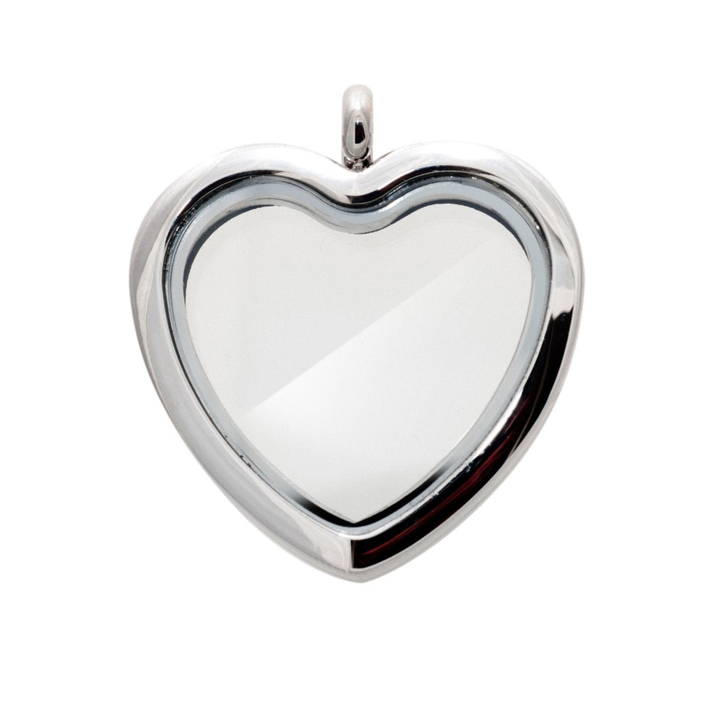 Memory Locket Silver Heart - The Little Jewellery Company