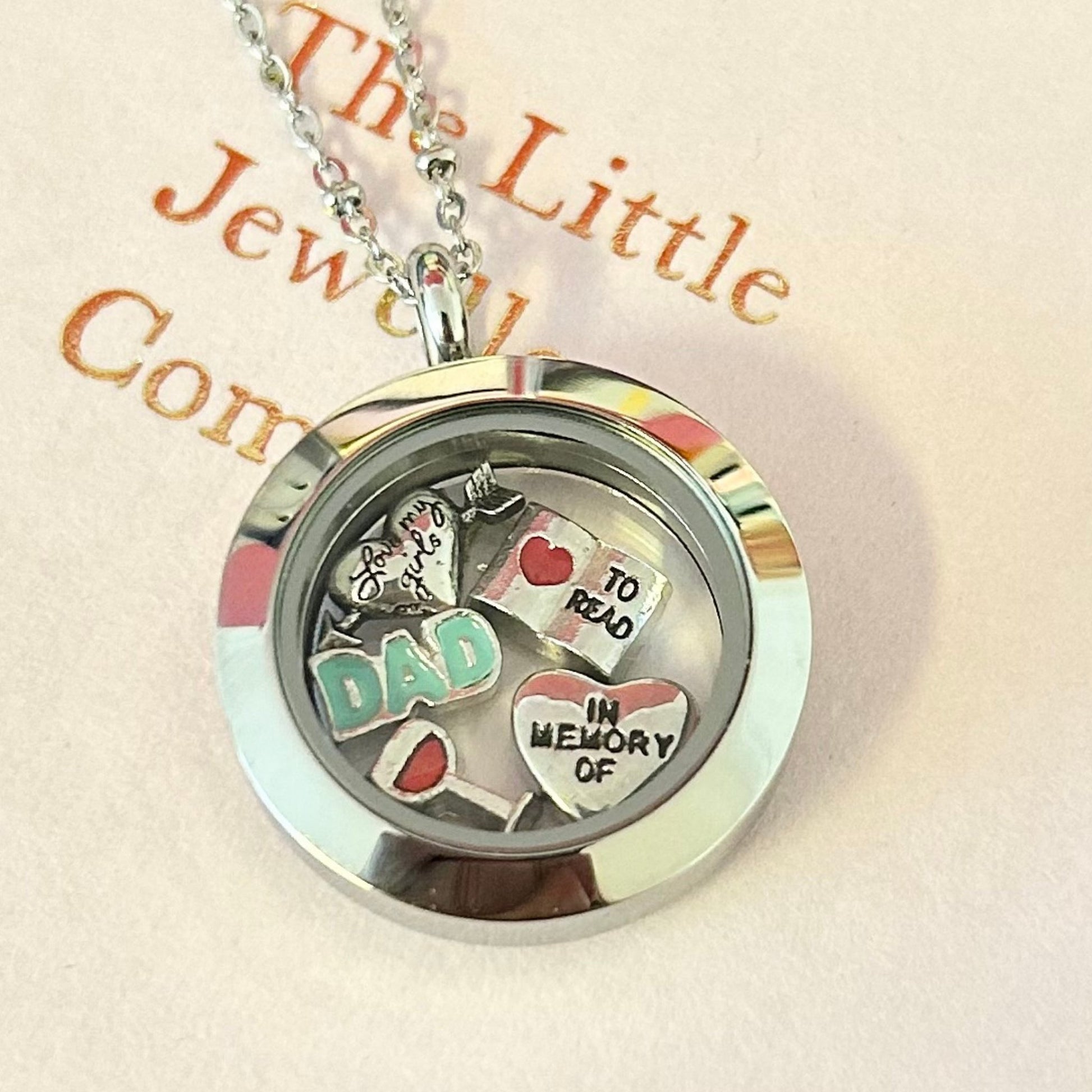 Memory Locket Silver - Medium - The Little Jewellery Company