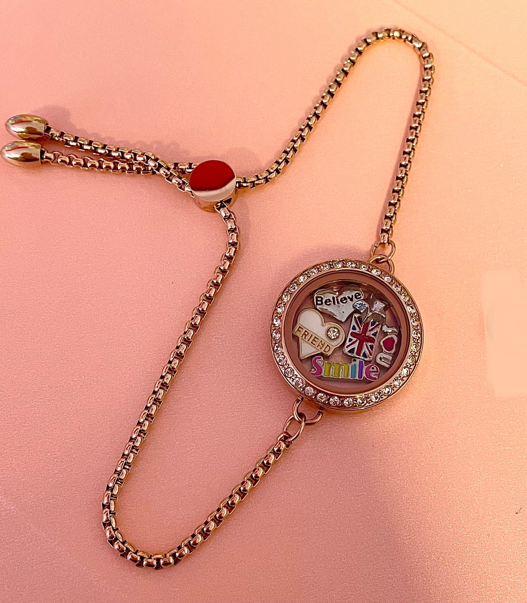 Memory locket deals bracelet