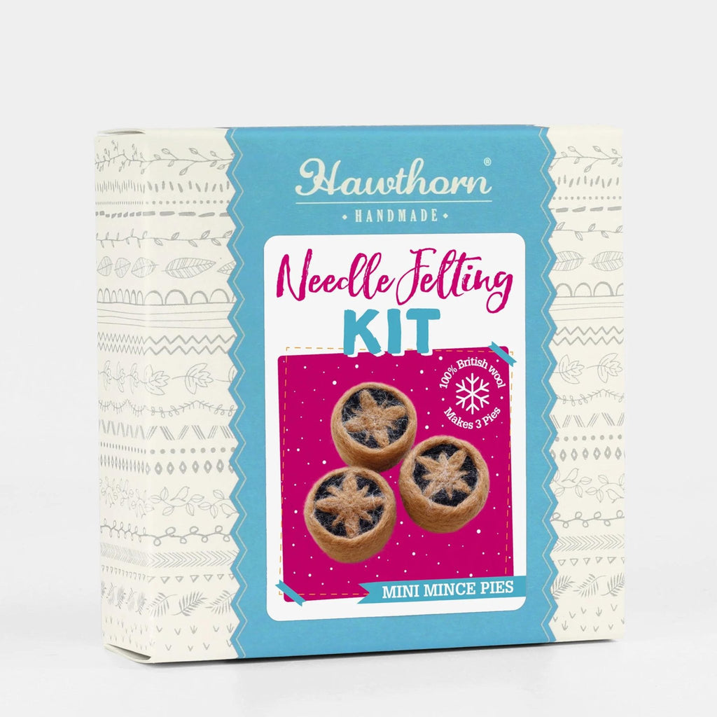 Mince Pies Mini Needle Felting Kit - The Little Jewellery Company