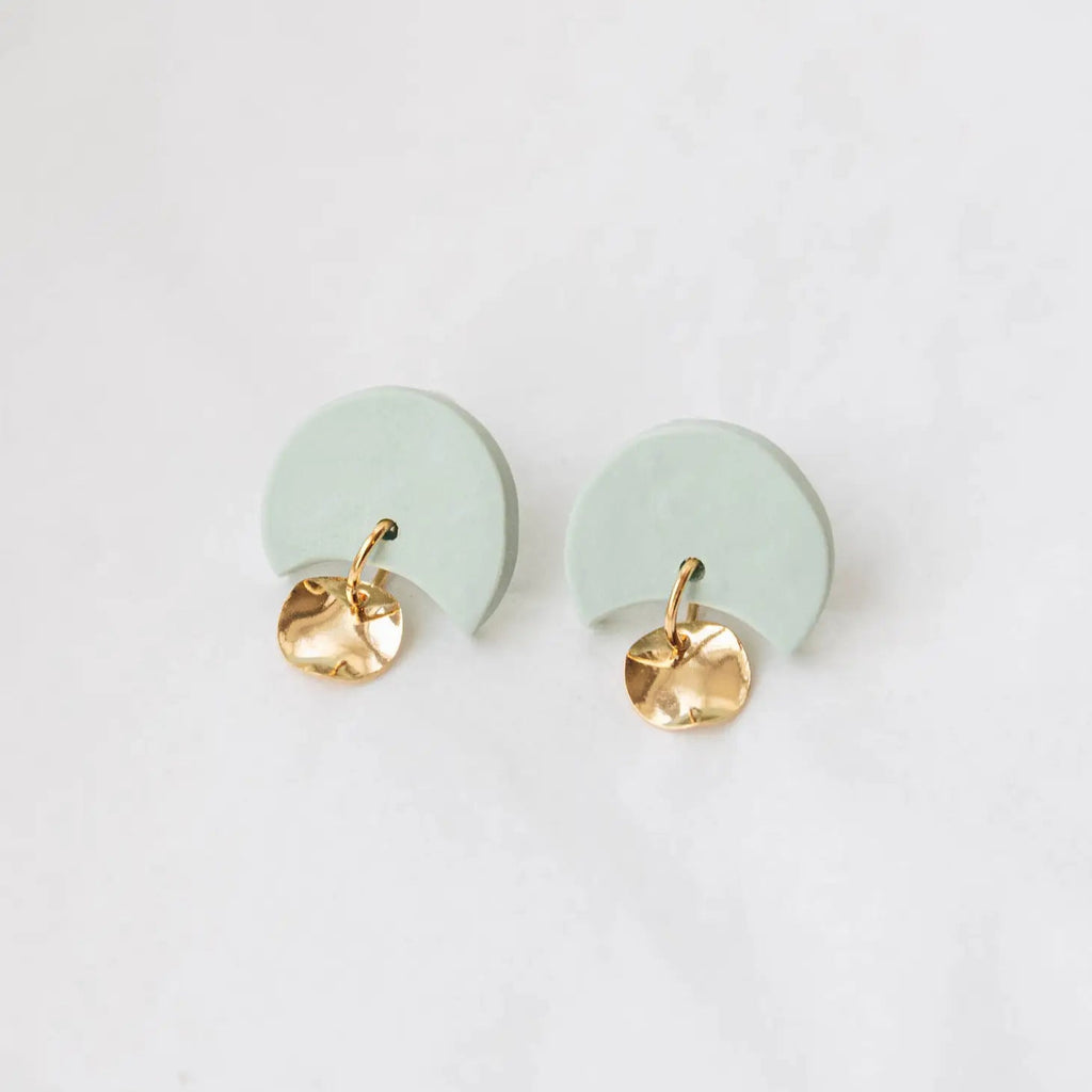 Mini Annabelle Earrings in Powder Blue - The Little Jewellery Company