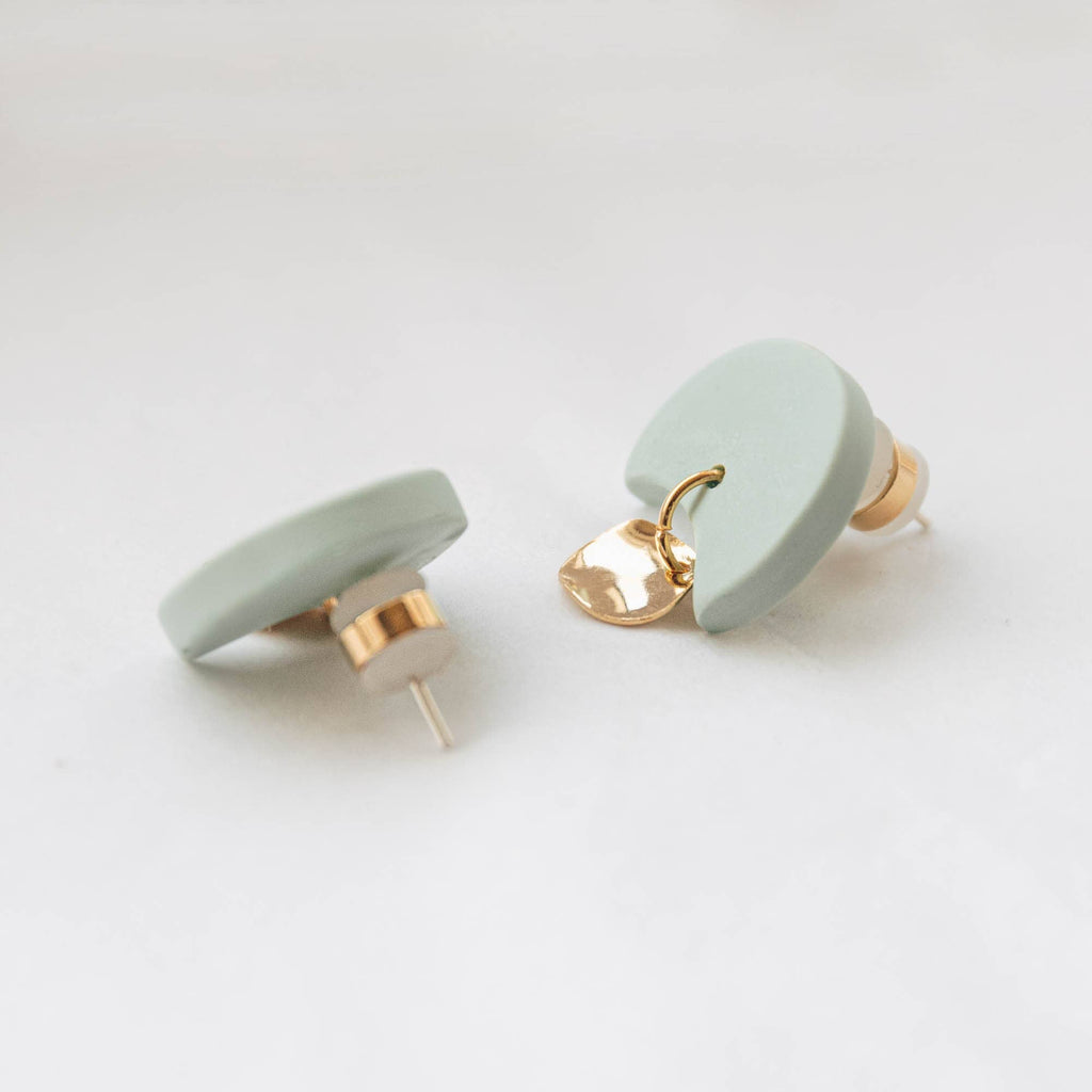 Mini Annabelle Earrings in Powder Blue - The Little Jewellery Company