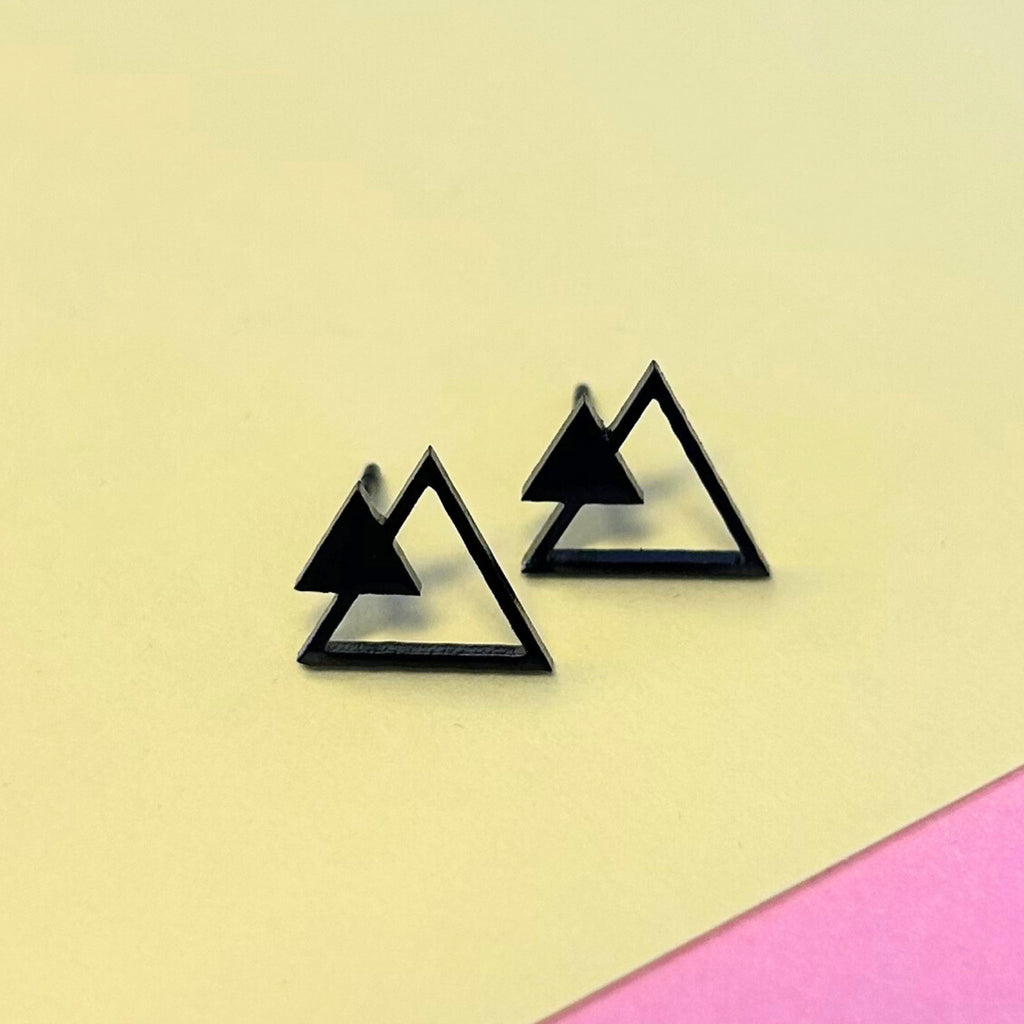 Minimalist Geometric Studs - The Little Jewellery Company