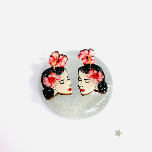 ‘Miss Pretty Face’ Earrings - The Little Jewellery Company