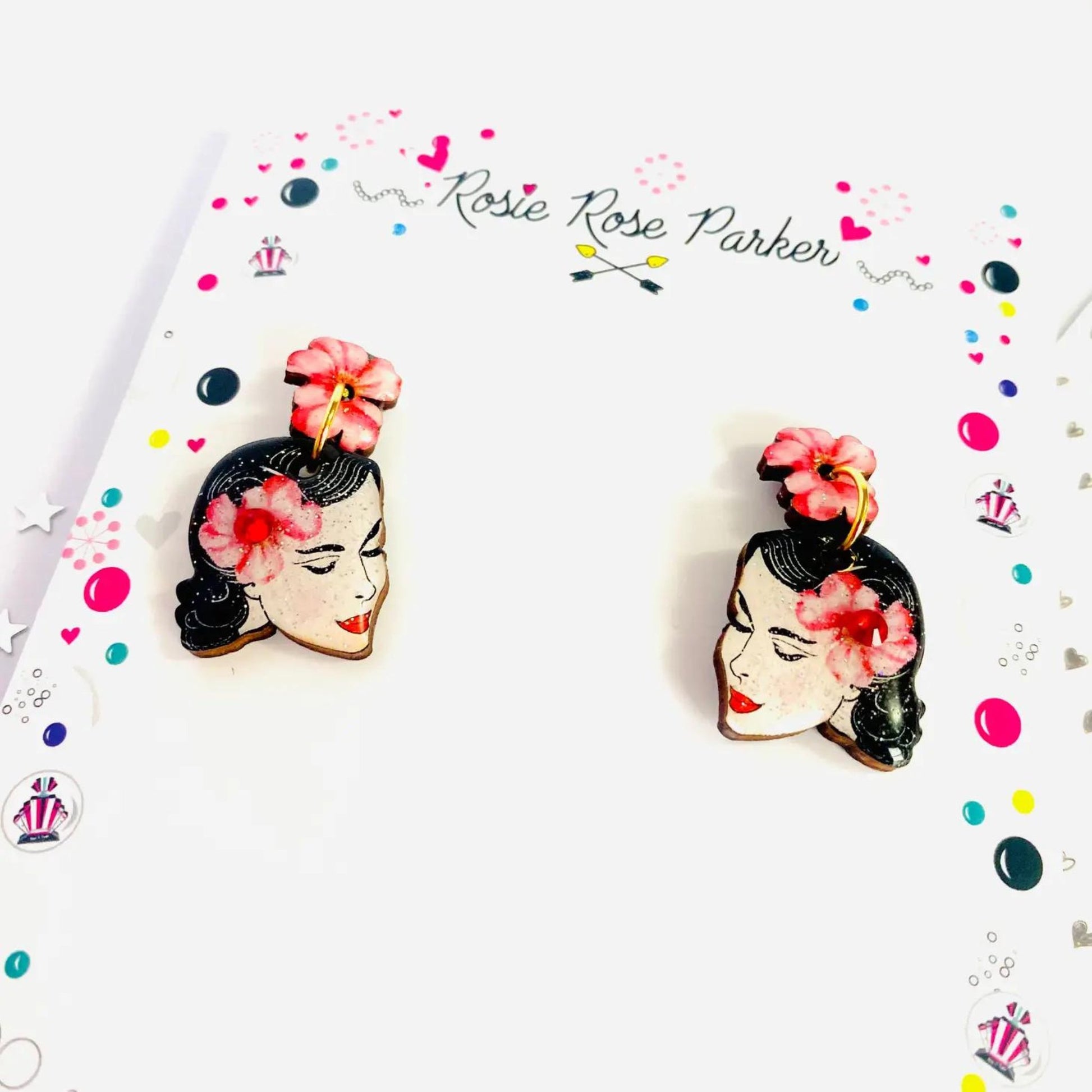 ‘Miss Pretty Face’ Earrings - The Little Jewellery Company