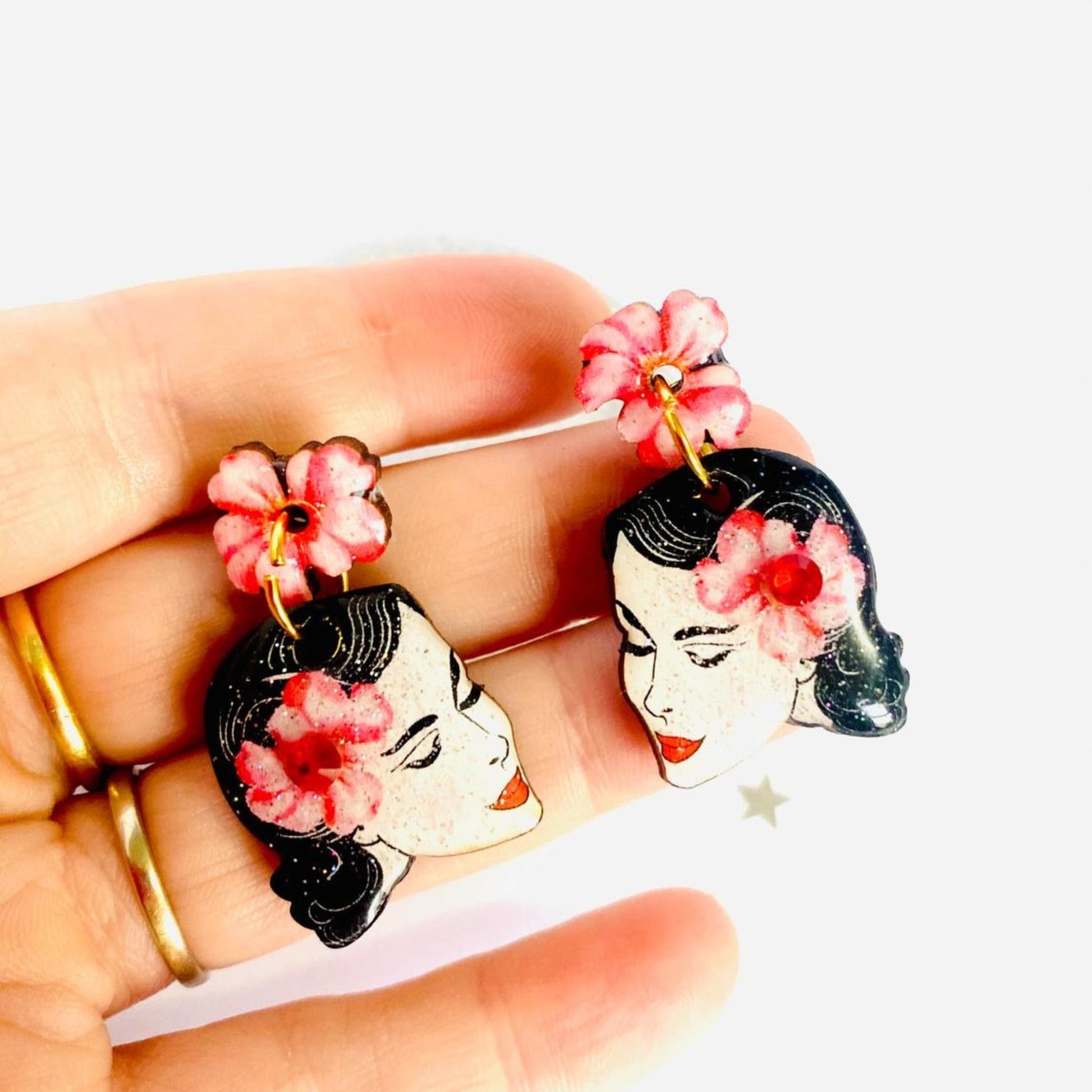 ‘Miss Pretty Face’ Earrings - The Little Jewellery Company