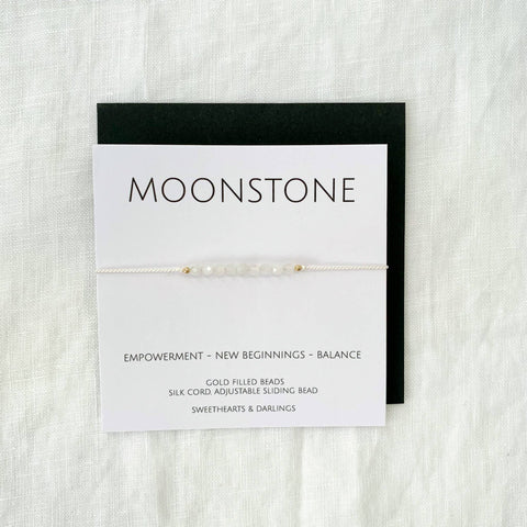Moonstone Silk Bracelet