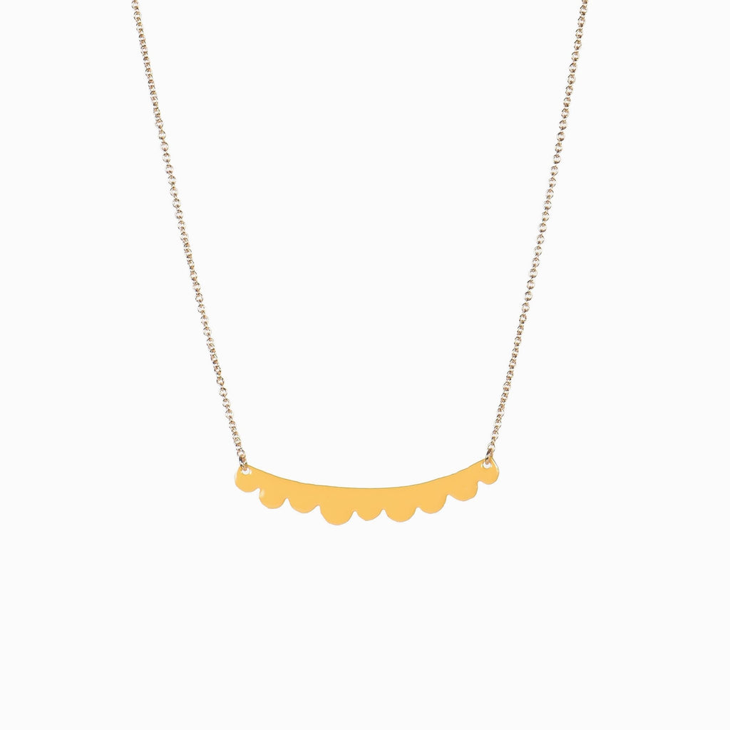MULBERRY necklace (yellow) - The Little Jewellery Company