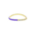 Neon Irregular Ring (purple) - The Little Jewellery Company