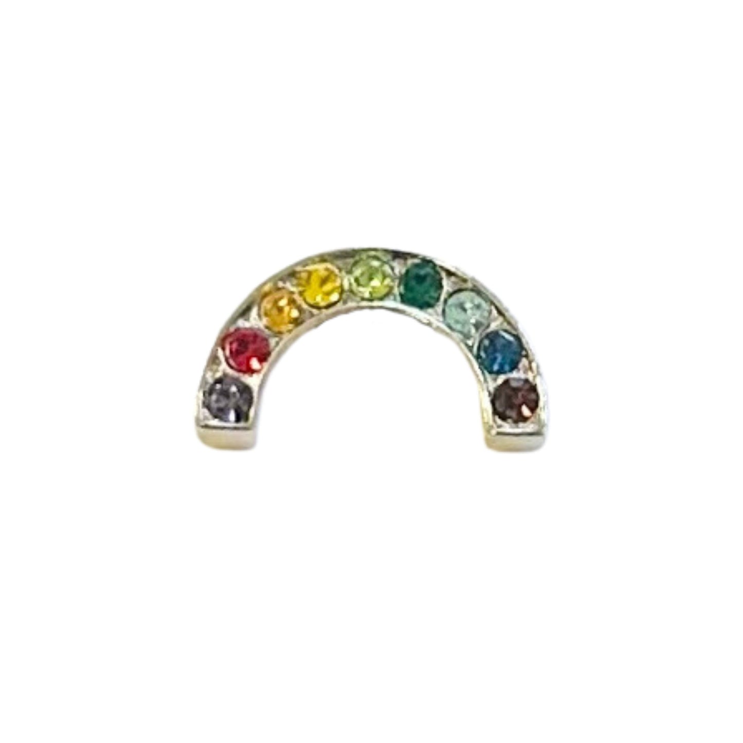 NEW! Memory Locket Charm - Rainbow Crystal - The Little Jewellery Company