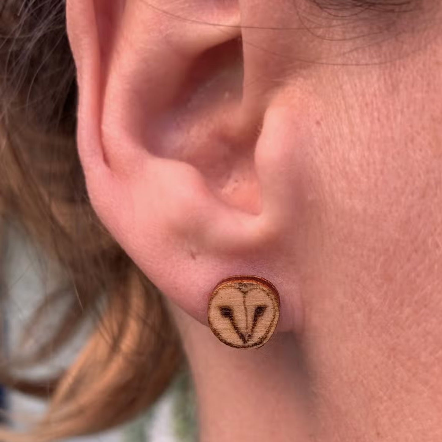 Owl Face Stud Earrings - The Little Jewellery Company