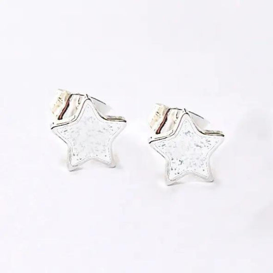 Pearlescent Star Studs - The Little Jewellery Company