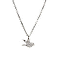 Plated Woodland Swallow Pendant - The Little Jewellery Company
