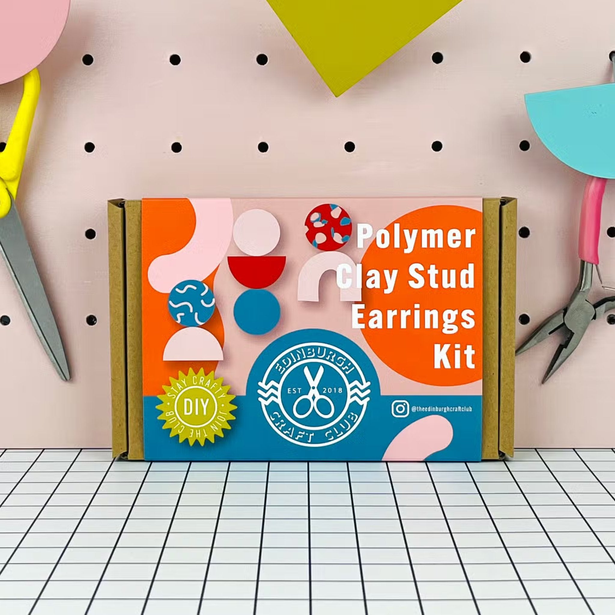 Polymer Clay Stud Earrings Kit