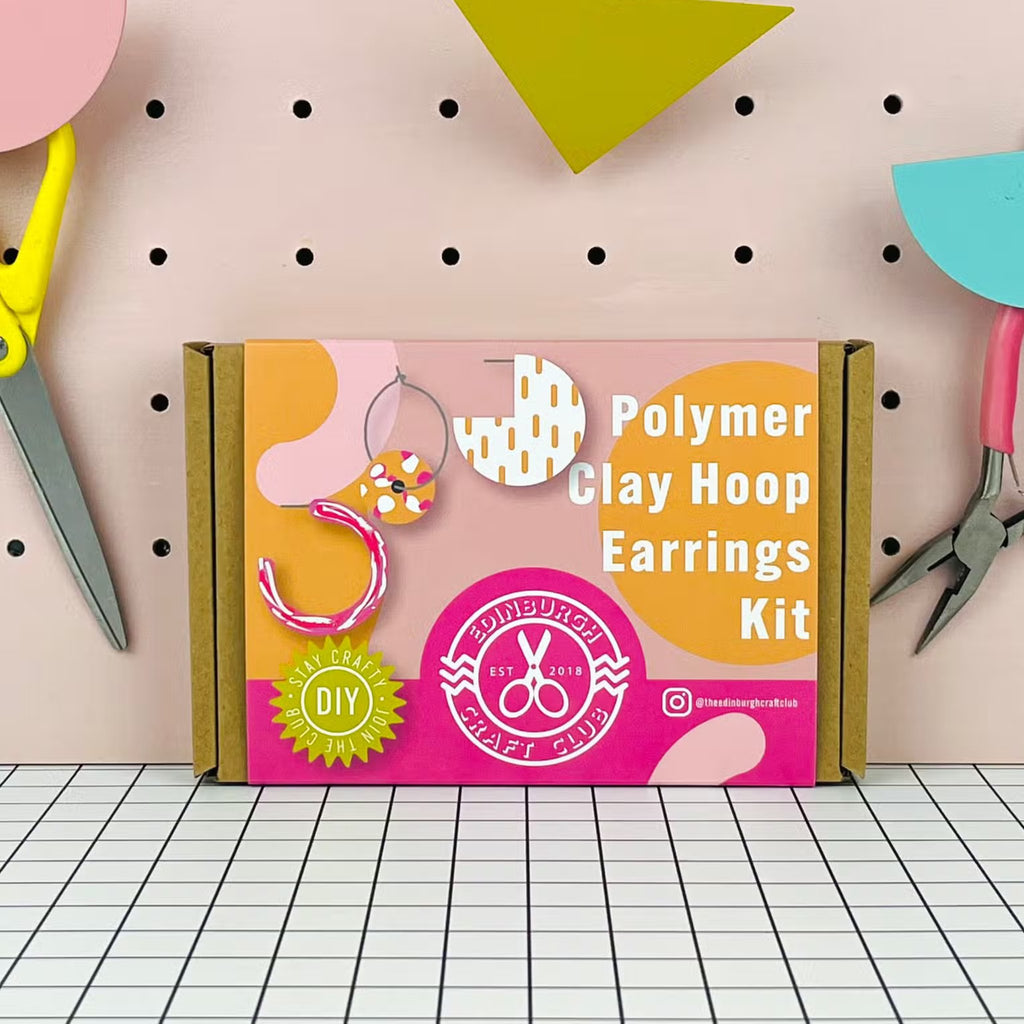 Polymer Clay Hoop Earring Kit - The Little Jewellery Company