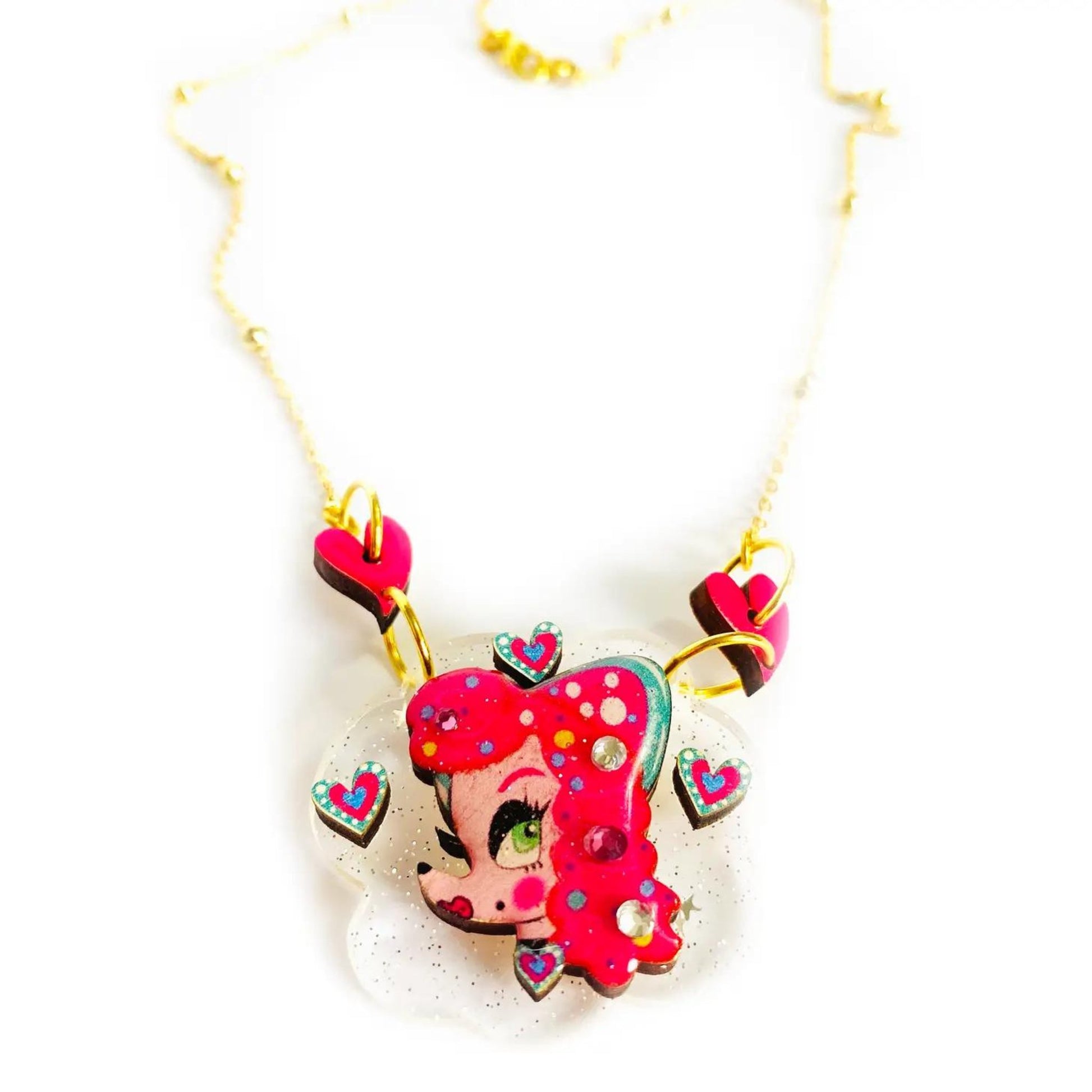 Poodle Retro Necklace - The Little Jewellery Company