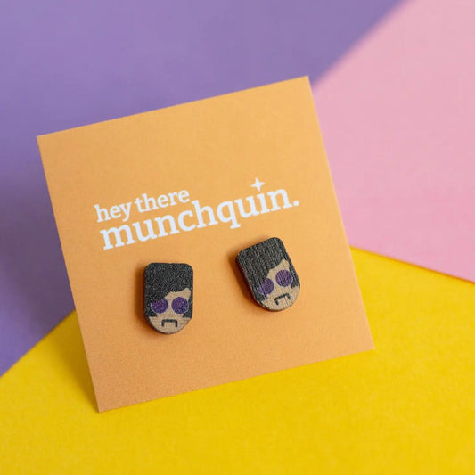 Prince (Little Icons) - Eco Friendly Wooden Studs - The Little Jewellery Company