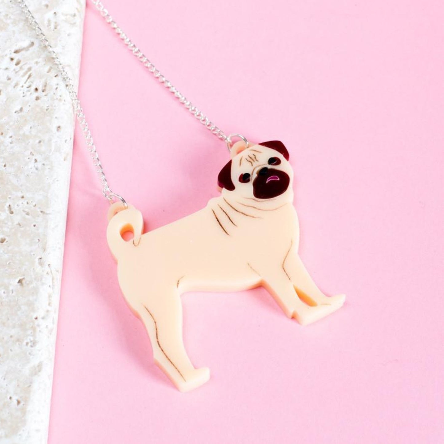 Pug Necklace - The Little Jewellery Company
